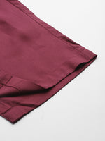 Thumbnail for Biba Paisley Printed Pleated Design A-line Kurta with Trousers - Distacart