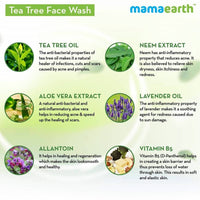 Thumbnail for Mamaearth Tea Tree Face Wash for Acne & Pimples