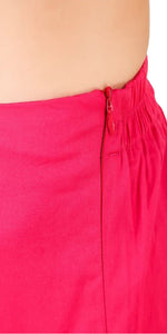 Thumbnail for PAVONINE Rani Color Stretchable Cotton Lycra Fabric Pencil Pant For Women - Distacart