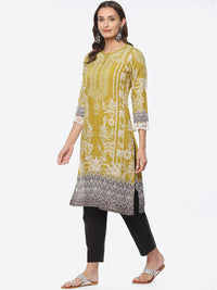 Thumbnail for Biba Women Ethnic Motifs Printed Kurta - Distacart
