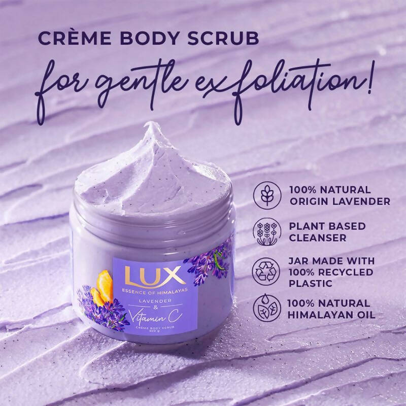 Lux Essence Of Himalayas Lavender & Vitamin C Creme Body Scrub - Distacart