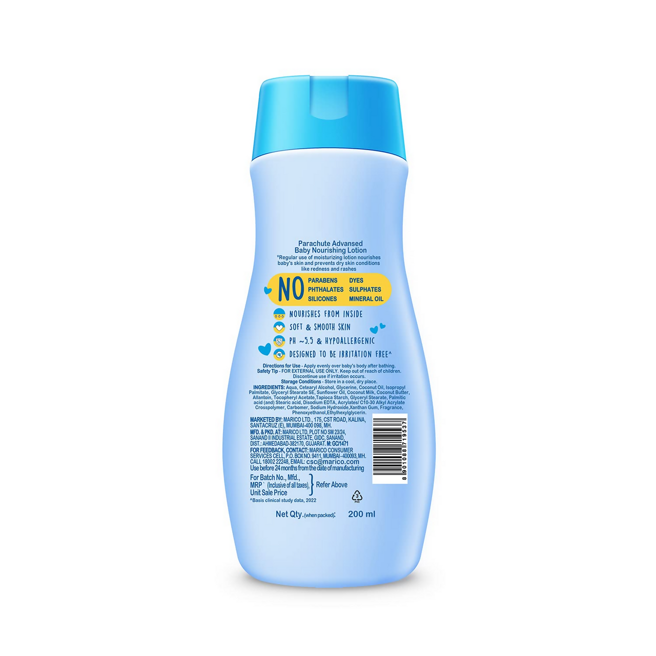 Parachute Advansed Baby Lotion - Distacart