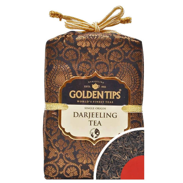 Golden Tips Single Origin Tea - Royal Brocade Cloth Bag - Distacart