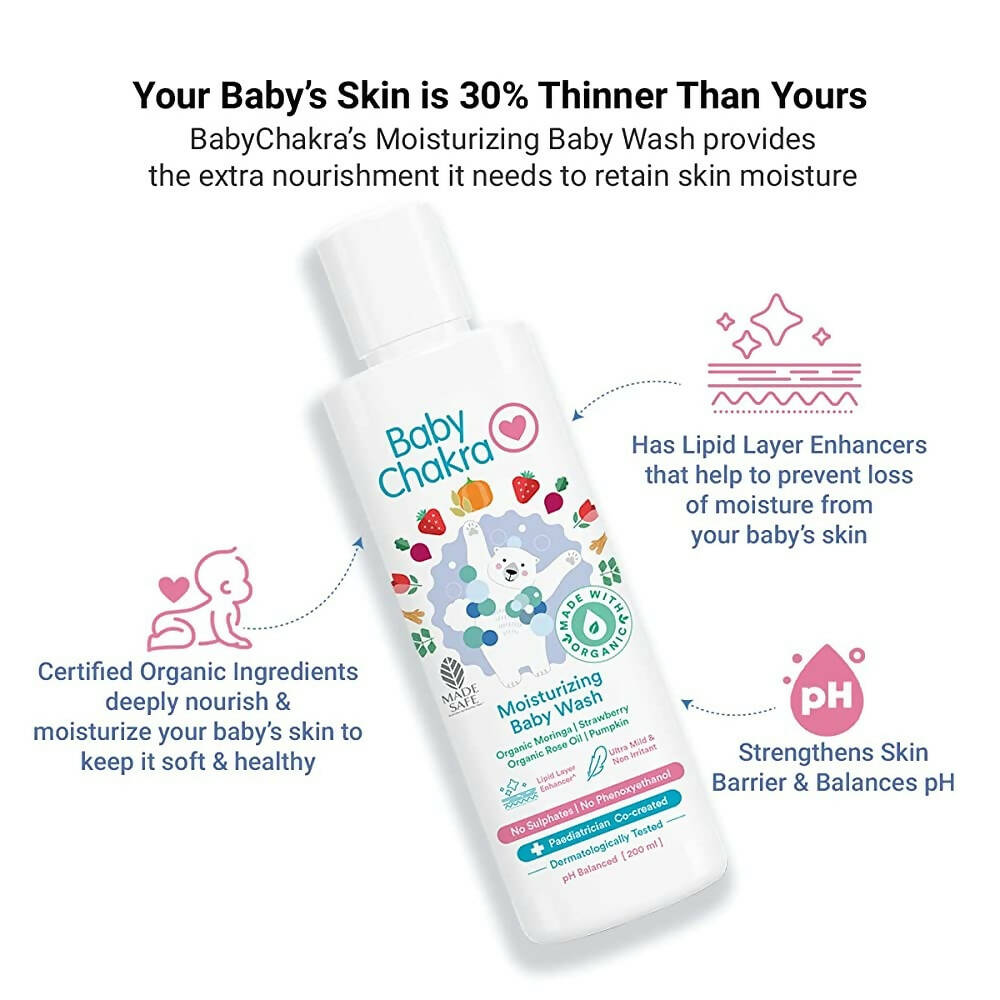 BabyChakra Moisturizing Baby Wash - Distacart