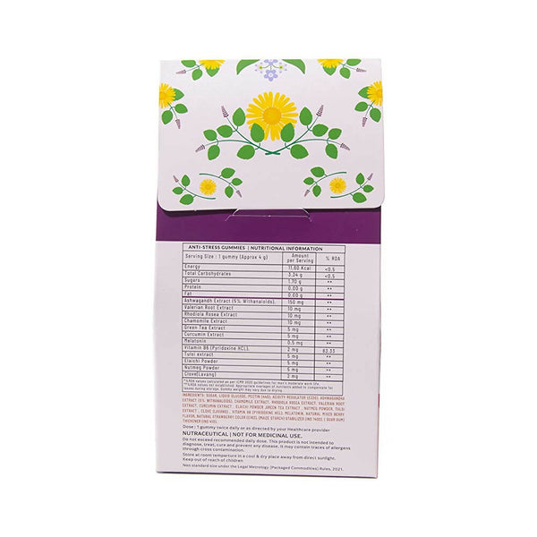 Panchamrit Anti-Stress Gummies- Mixed Berry Flavor - Distacart