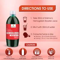 Thumbnail for Krishna's Herbal & Ayurveda Hemoglobin Booster Tonic