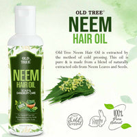 Thumbnail for Old Tree Neem Hair Oil for Dandruff & Scalp Care - Distacart