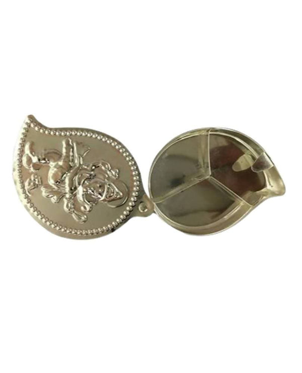 Puja N Pujari Leaf Design Decorative Kumkum Holder