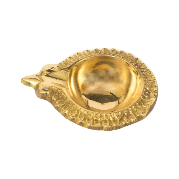 Spillbox Gold Toned Laksmi Kuber Diya Pooja Essentials - Distacart