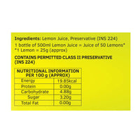 Thumbnail for Keya Lemon Juice With Natural Lemons - Distacart
