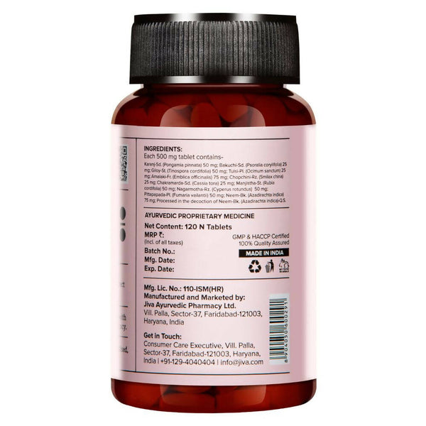 Jiva Ayurveda Skin-Fit Tablets - Distacart