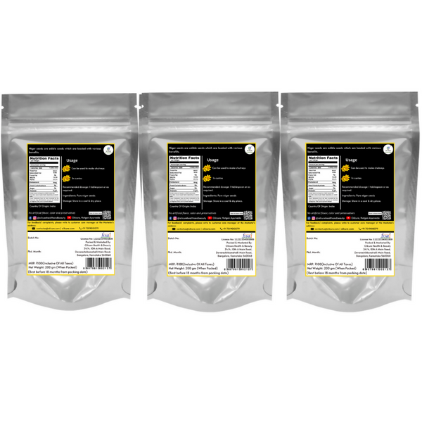 Nxtgen Ayurveda Niger Seeds Raw - Distacart