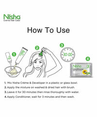Thumbnail for Nisha Creme Hair Color Natural Brown - Distacart