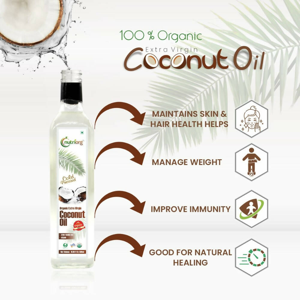 Nutriorg Organic Virgin Coconut Oil - Distacart