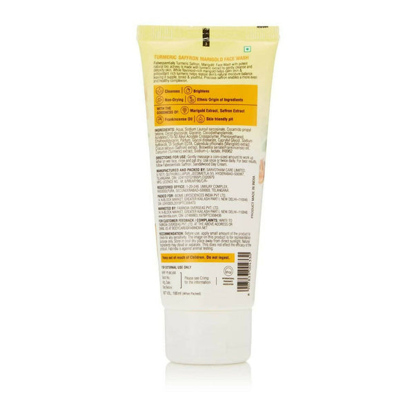 Fabessentials Turmeric Saffron Marigold Face Wash - Distacart