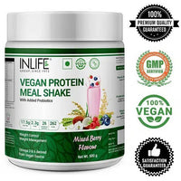 Thumbnail for Inlife Vegan Protein Meal Shake Mixed Berry Flavour