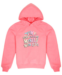 Thumbnail for Girls Printed Hooded Sweatshirt - Mini Marvels - Distacart