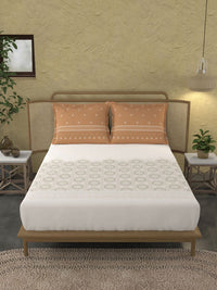 Thumbnail for MYTRIDENT Unisex Orange Bedsheets - Distacart