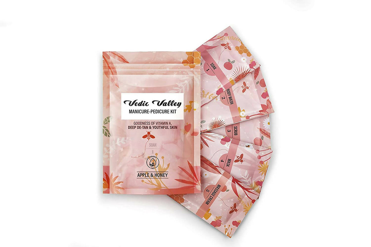 Vedic Valley Manicure and Pedicure Kit - Apple & Honey - Distacart