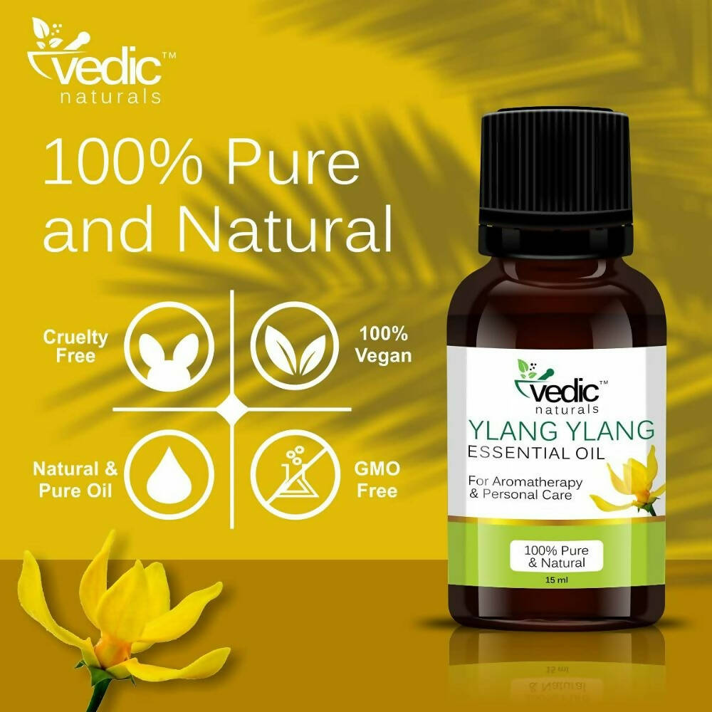 Vedic Naturals Ylang Ylang Essential Oil - Distacart