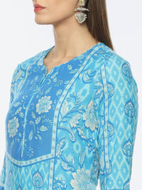Thumbnail for Biba Women Ethnic Motifs Printed Kurta - Distacart