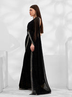 Thumbnail for Mitera Embellished Beads and Stones Pure Chiffon Saree - Distacart