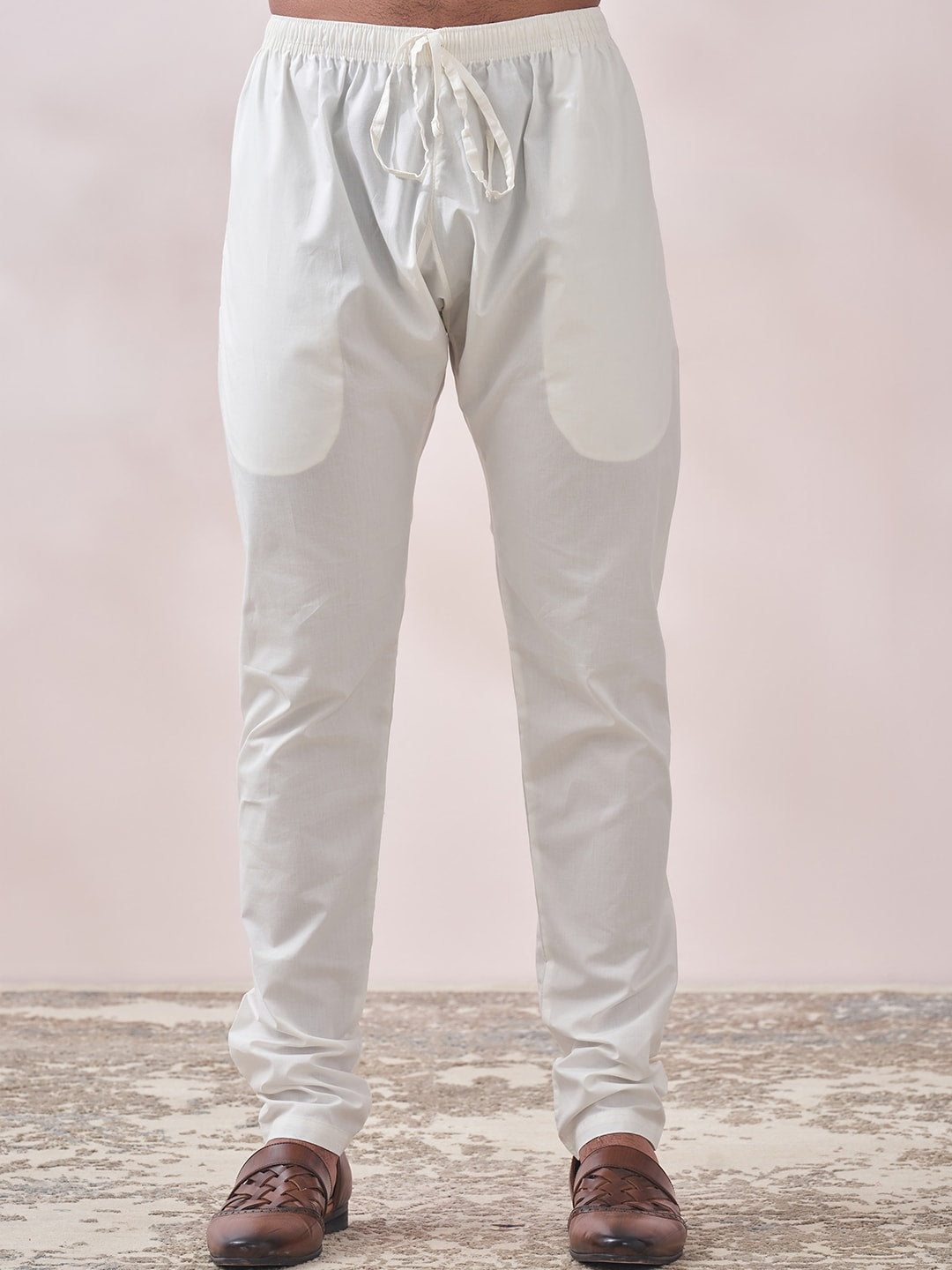 Manyavar Men Striped Pure Cotton Kurta with Pyjamas - Distacart