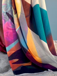 Thumbnail for Mitera Multicoloured Saree - Distacart