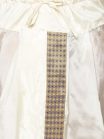 Thumbnail for Sethukrishna Men Cream Men Solid Dhoti Pant - Distacart