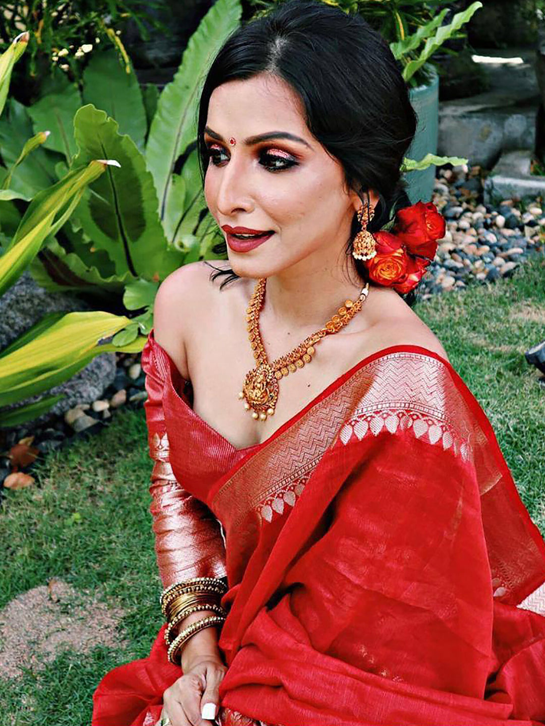 Kalini Woven Design Zari Banarasi Saree - Distacart