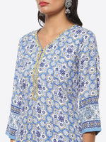 Thumbnail for Biba Women Ethnic Motifs Printed Kurta With Trousers & Dupatta - Distacart