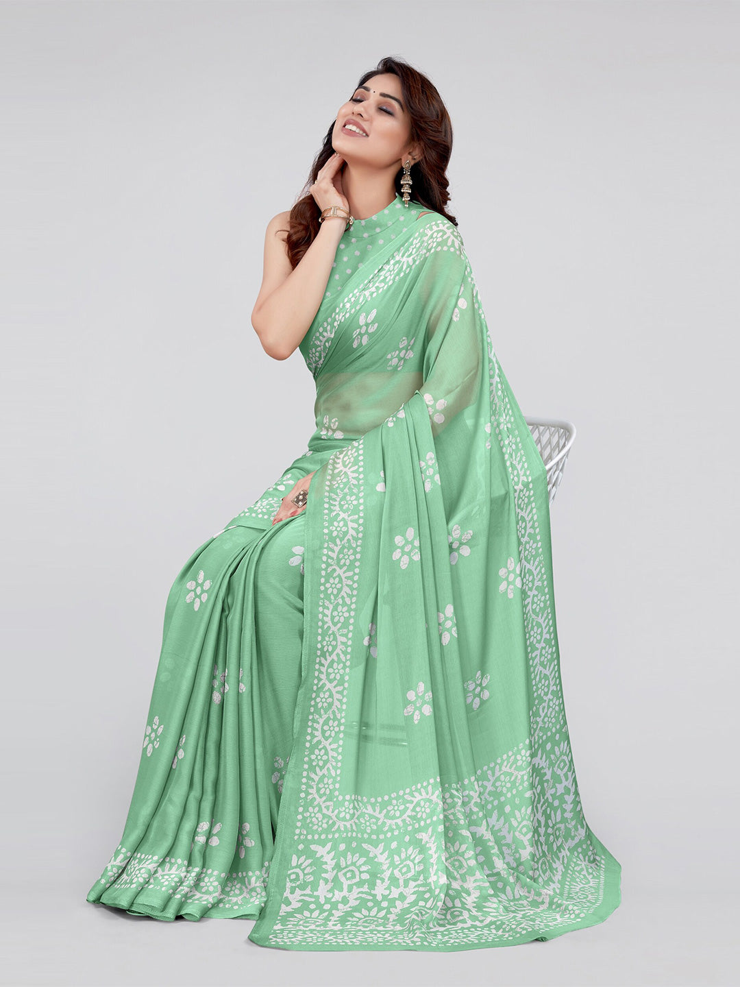 Kalini Batik Printed Saree - Distacart