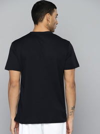 Thumbnail for HRX By Hrithik Roshan Running Men Jet Black Rapid-Dry Brand Carrier T-shirts - Distacart