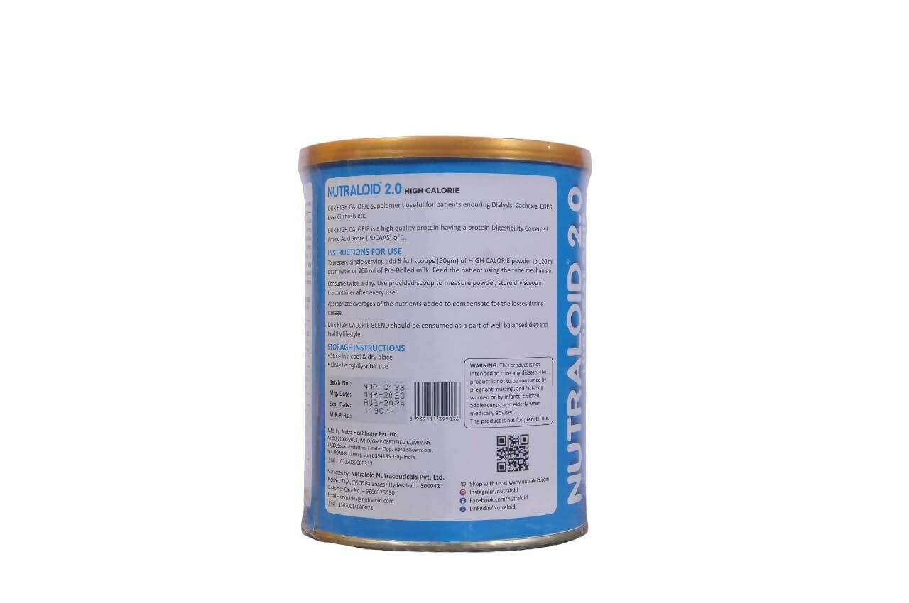 Nutraloid 2.0 High Protein High Calorie Powder - Distacart
