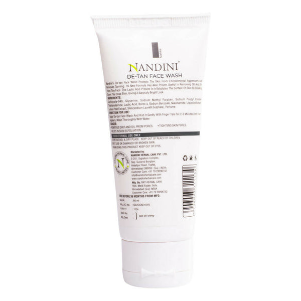 Nandini Herbal D-Tan Face Wash - Distacart