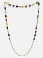 Thumbnail for Multicolored Beaded Evil Eye Mask Chain - Ruby Raang - Distacart