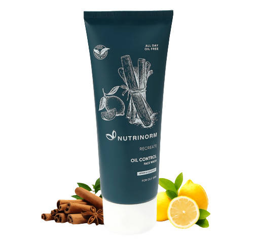 Nutrinorm Recreate Oil Control Face Wash - Distacart