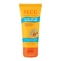 Thumbnail for VLCC De Tan Anti Tan Sunscreen Gel Creme SPF 40 PA+++ - Distacart