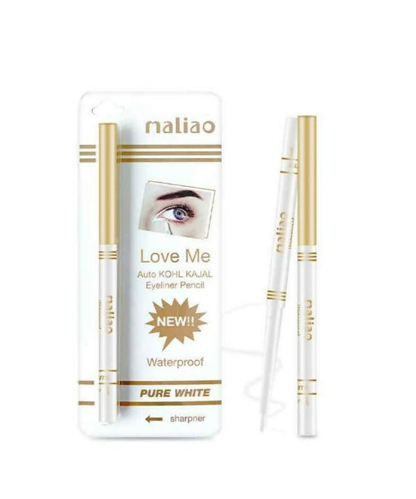 Maliao 24Hrs Stay Love Me Waterproof Smudgeproof White Kajal - Distacart