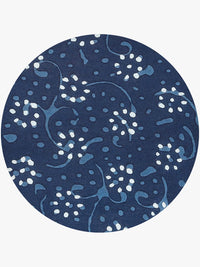Thumbnail for Sangria Women Navy Blue Printed Straight Kurta - Distacart