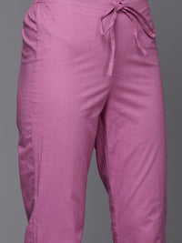 Thumbnail for Biba Women Cotton Yoke Design Regular Kurta with Trousers & Dupatta - Distacart