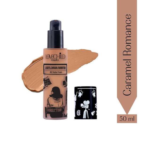 LoveChild By Masaba Gupta Lights. Camera. Foundation - Caramel Romance - Distacart