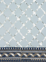 Thumbnail for Mitera Blue Embellished Sequinned Saree - Distacart