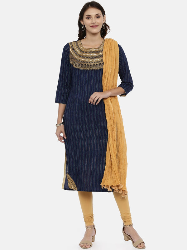 Souchii Beige Solid Cotton Dupatta with Tassels - Distacart