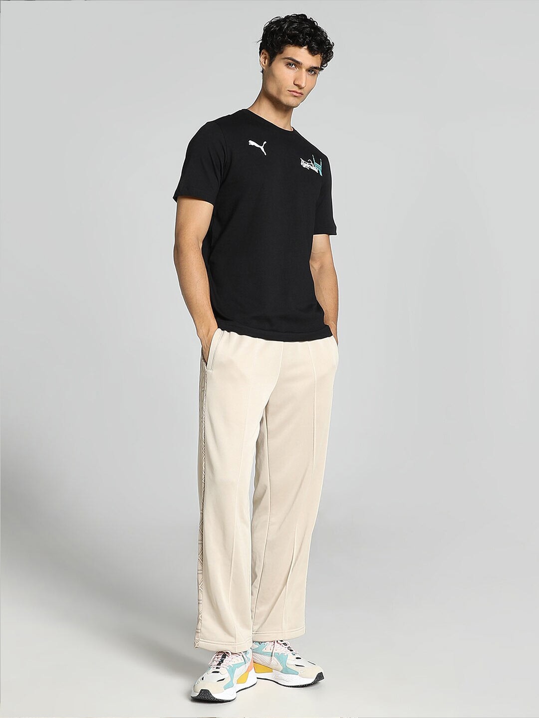 Puma Hyderabad City-Printed Cotton T-Shirt - Distacart