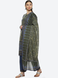 Thumbnail for Biba Women Floral Printed Kurta with Palazzos & With Dupatta - Distacart