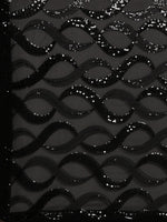 Thumbnail for Mitera Abstract Sequinned Saree - Distacart