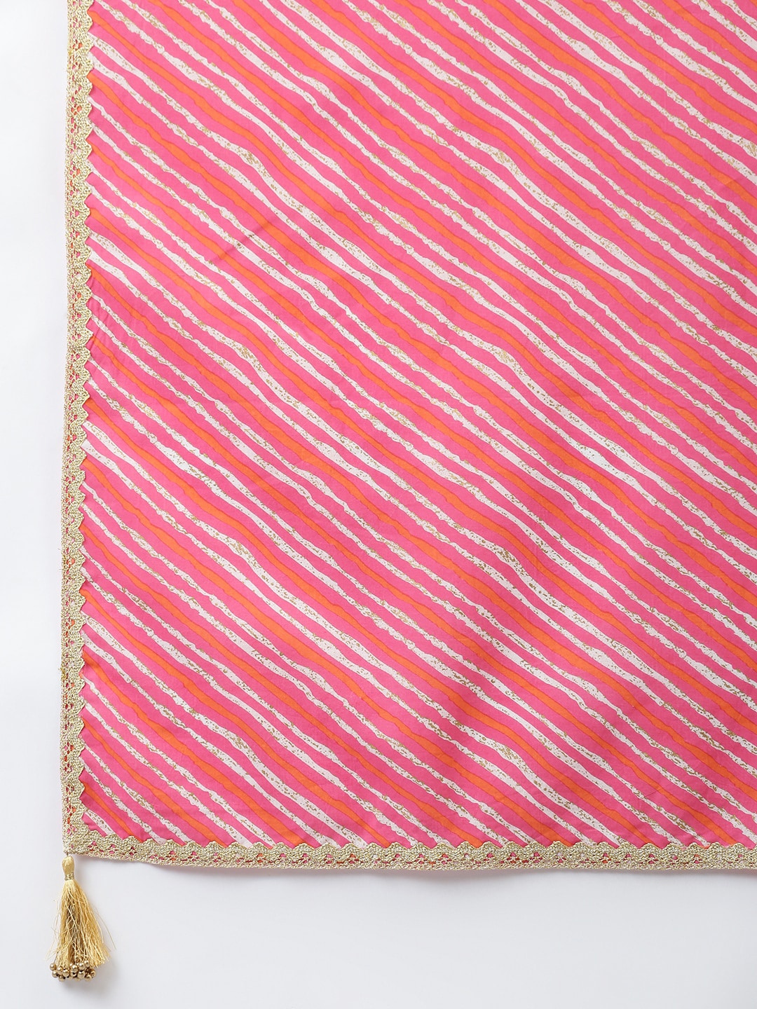 Khushal K Women Pink Ethnic Motifs Printed Kurta with Palazzos & Dupatta - Distacart