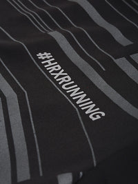 Thumbnail for HRX by Hrithik Roshan Men Black Printed Rapid Dry Lightweight Regular Fit Running T-shirt - Distacart