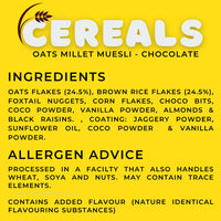 Thumbnail for Born Reborn Chocolate Oats & Millets Muesli with Jaggery - Distacart